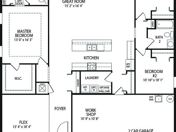 Elevation B - 1st Floor