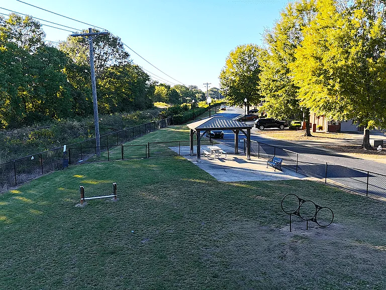 Enclosed Bark Park with Agility Features