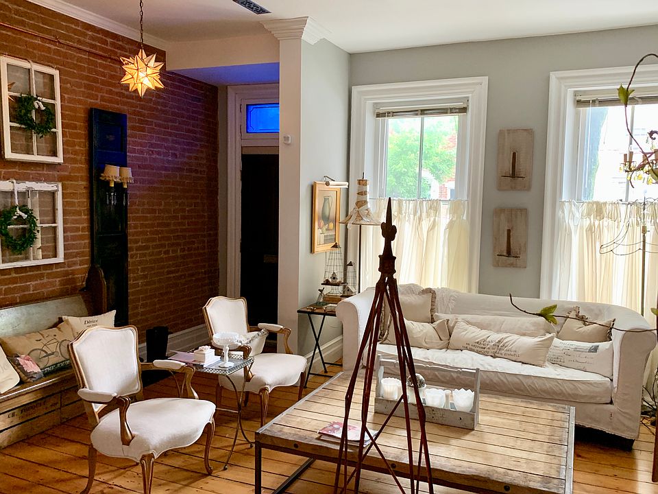 Exposed brick wall...