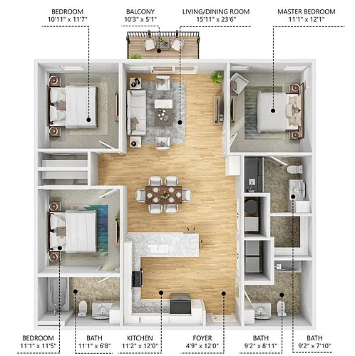 Floor plan C3
