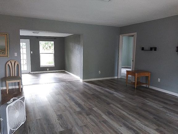 Living room into family room