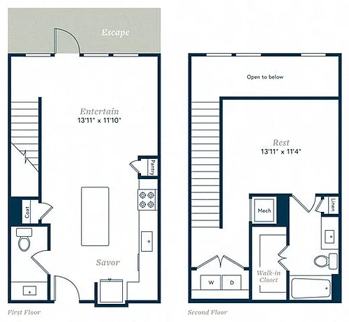 Floor plan TH1