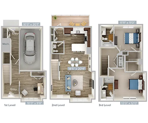 Floor plan B16T-1581