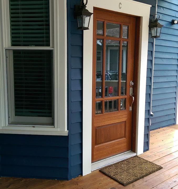 Front entry and porch.
