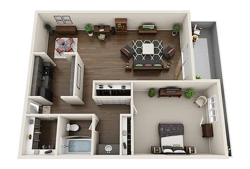 Floor plan Hendrix