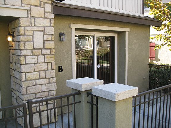 sliding door to patio