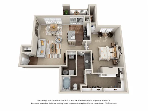 Floor plan A3 Aviano with Carport or Garage