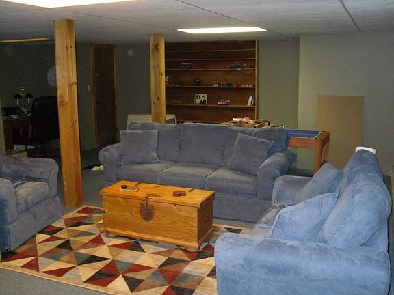 Family/Office Room in Finished Basement