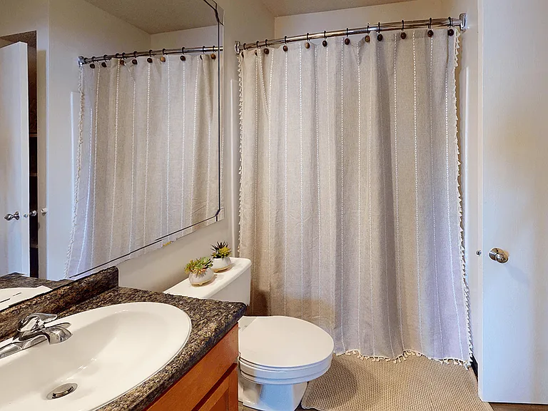Bowed-Out Shower Curtain Rod