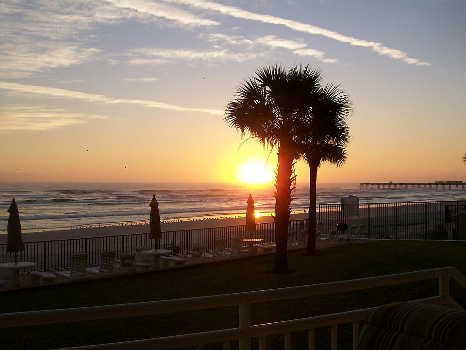 Sunrise from the balcony.