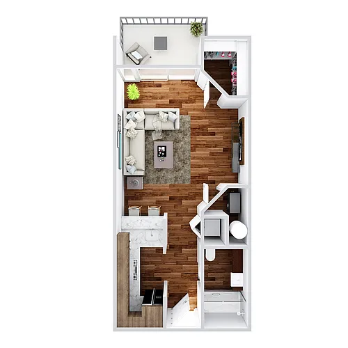 Floor plan Studio