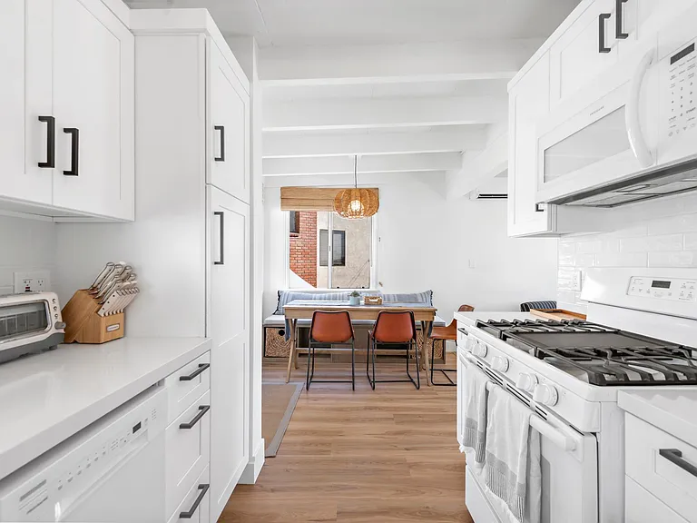 All new kitchen fully stocked with everything you need, including a blender, Keurig, toaster oven, and much more