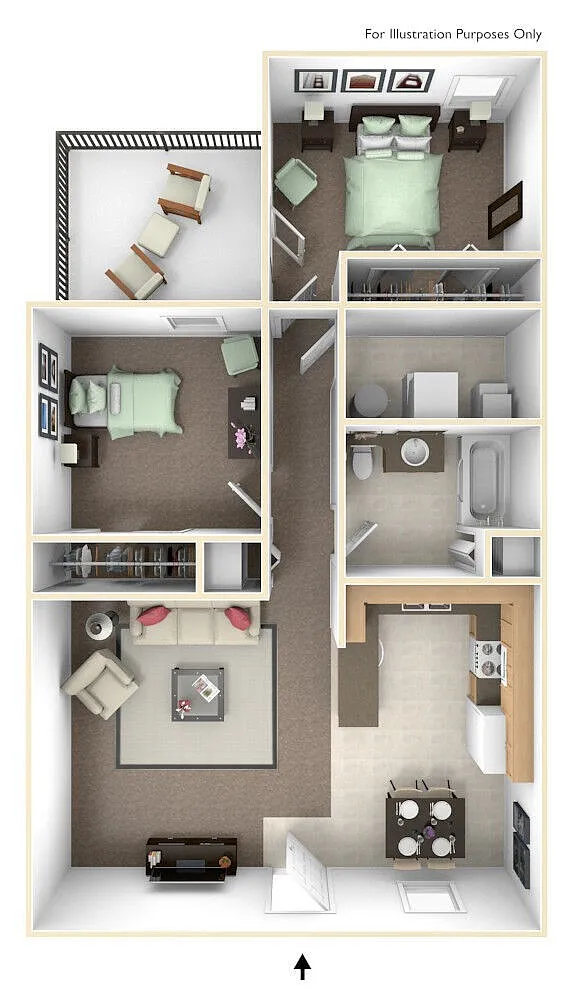 Floor plan The Palette