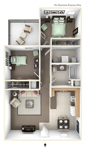 Floor plan The Palette