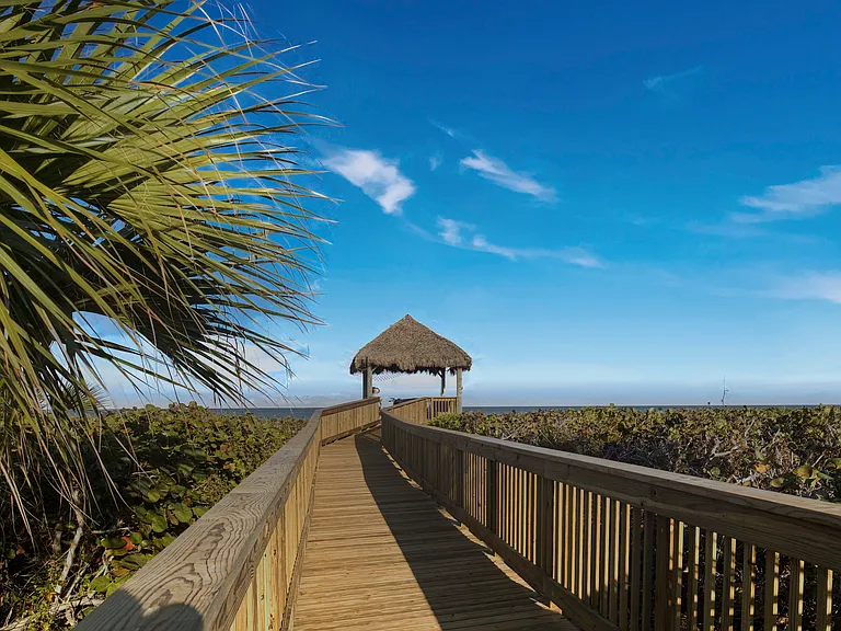 Your own private beach access - one minute walk!