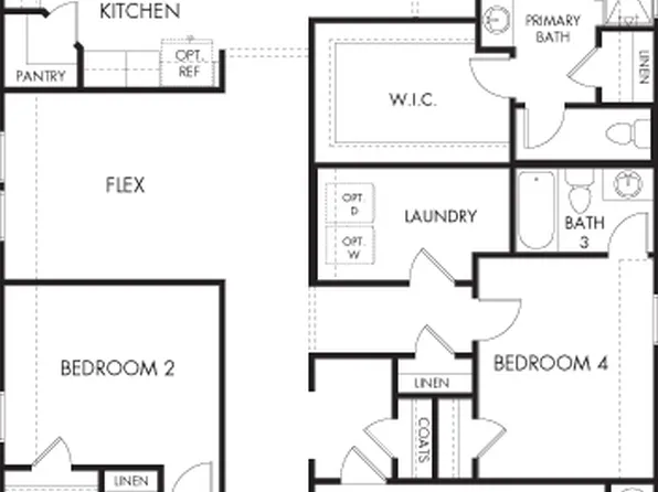 The Henderson (404) Plan, Riverbend at Double Eagle - Boulevard Collection