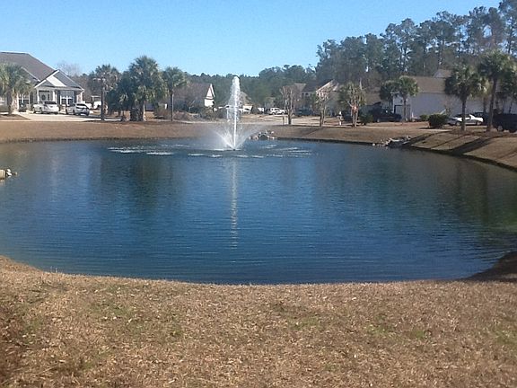 Gorgeous fountain in front