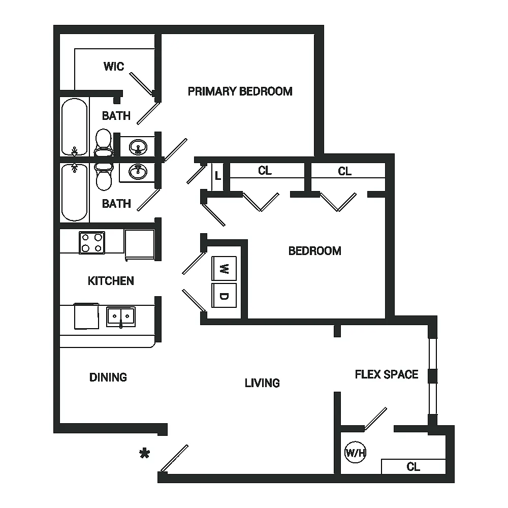 Floor plan B3