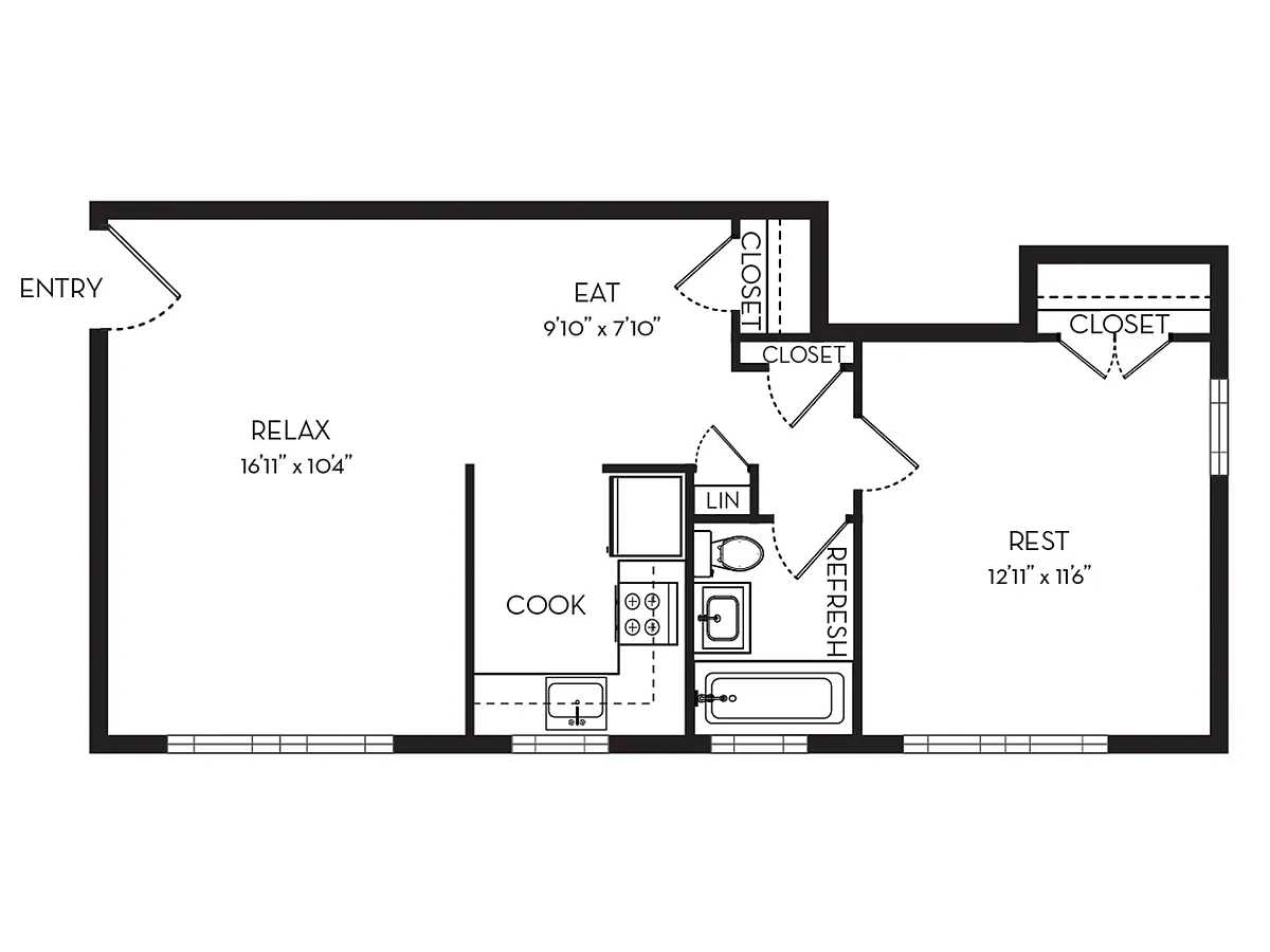 Floor plan The Bradley
