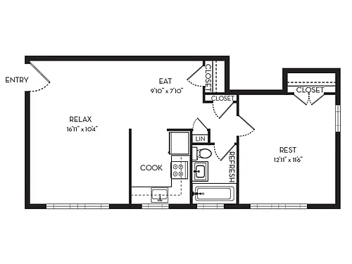 Floor plan The Bradley