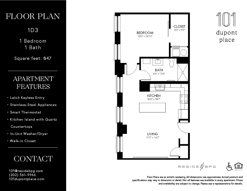 Floor plan 1D3