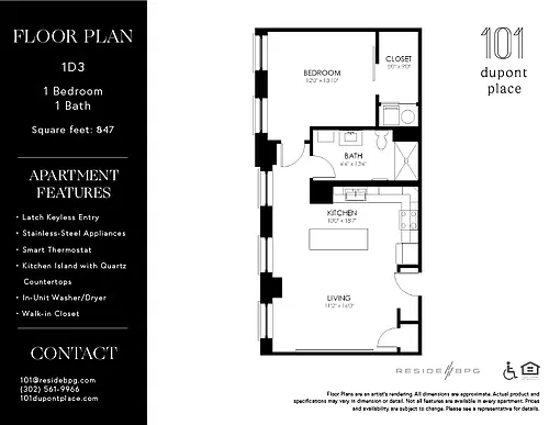 Floor plan 1D3