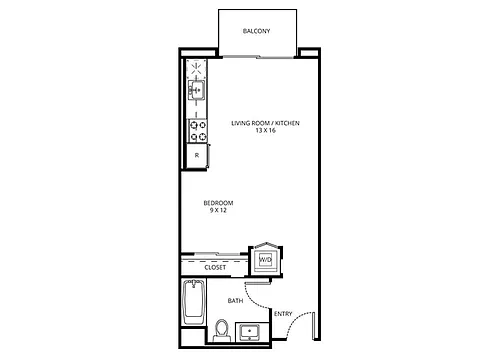Floor plan Studio A-4