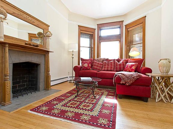 Large bright living room