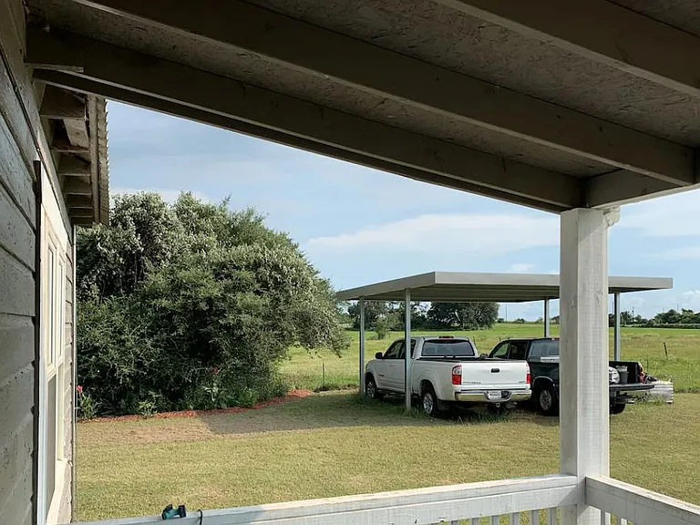 Covered parking.