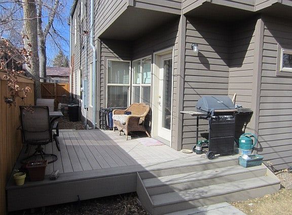 Back yard deck
