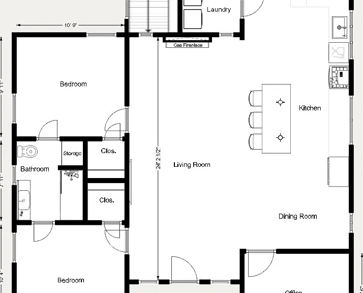 Main floor plan