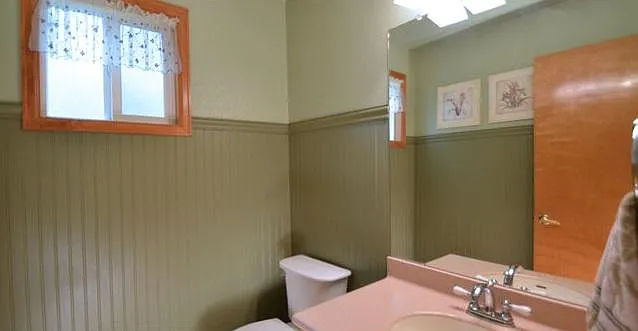Powder room on main level