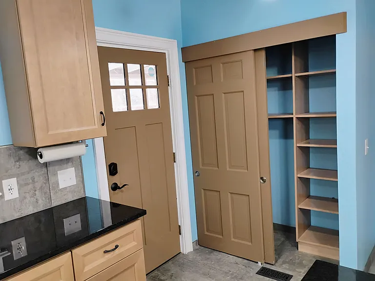 Large kitchen pantry.