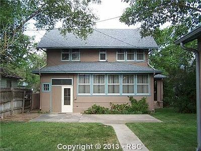view of the shared back yard... you can see the edge of the