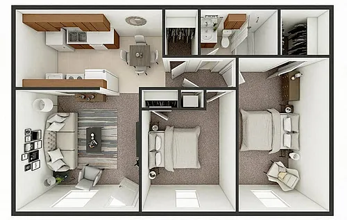 Floor plan 2B
