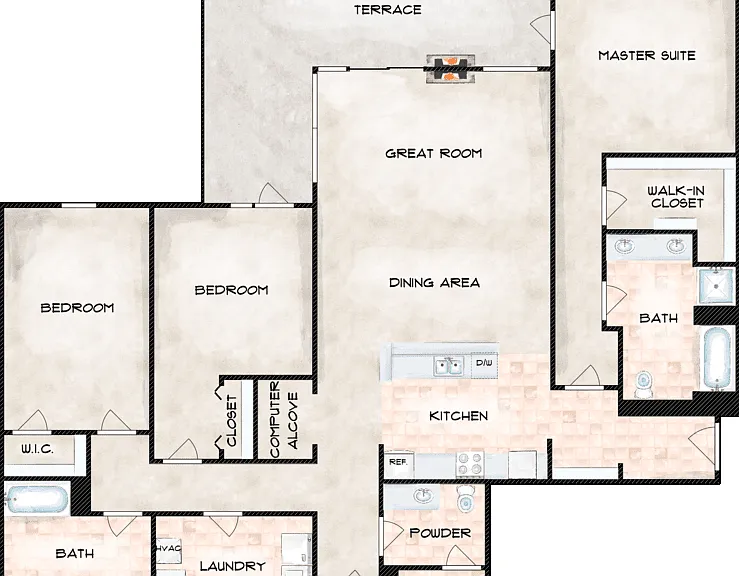 Rockridge Floorplan Diagram