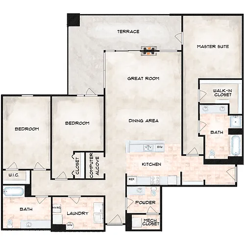 Floor plan Rockridge