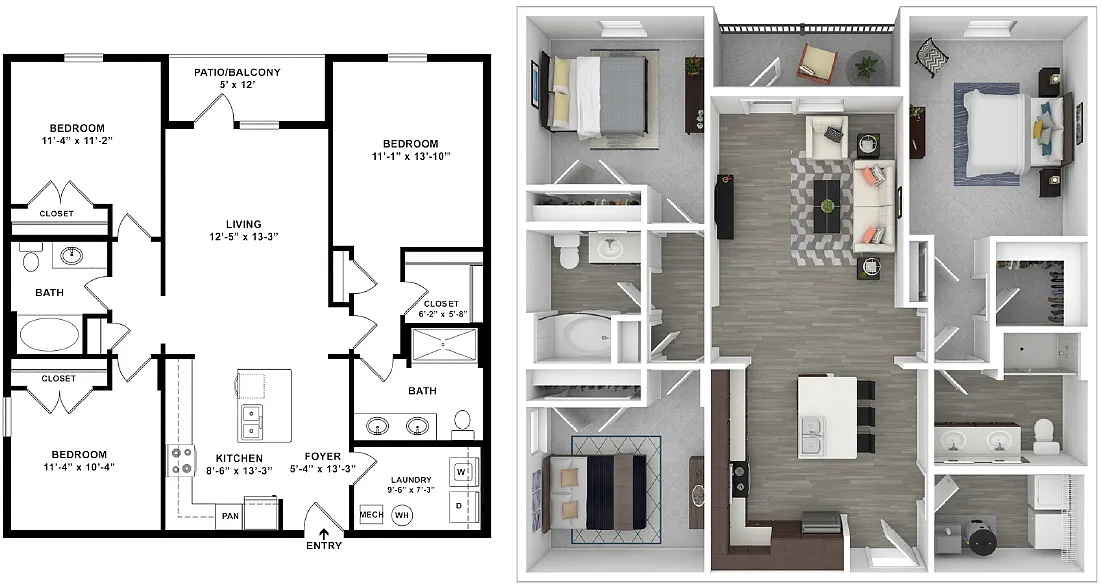 Floor plan C1