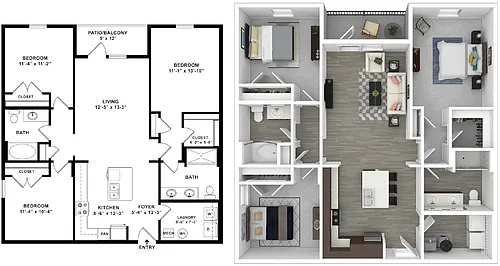Floor plan C1