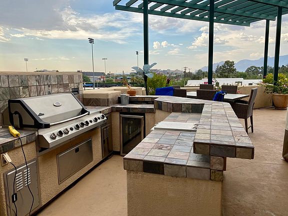 Gourmet grill overlooking UofA