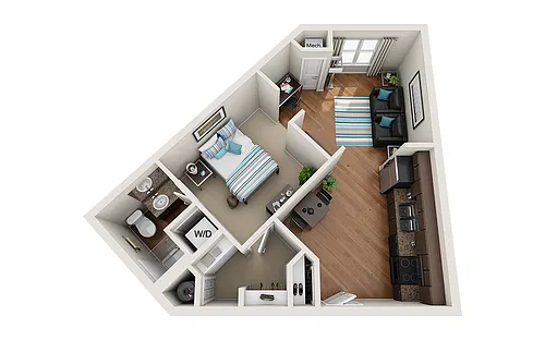 Floor plan 1X1