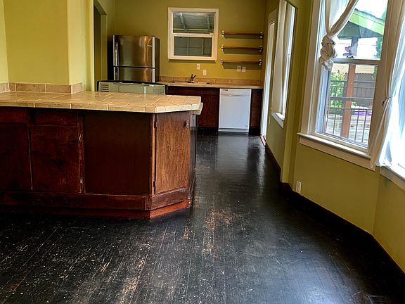 living room and kitchen