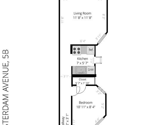 2nd image of 1812 Amsterdam Ave APT 5B