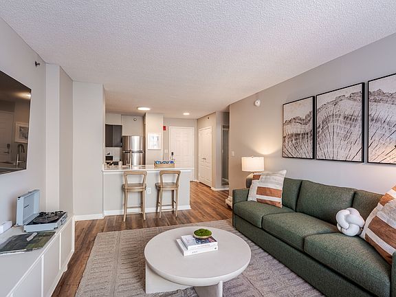 Open living space at 15 Bank Apartments in White Plains, NY 10606