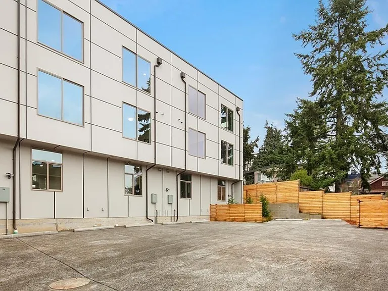 Rear of building, dedicated parking