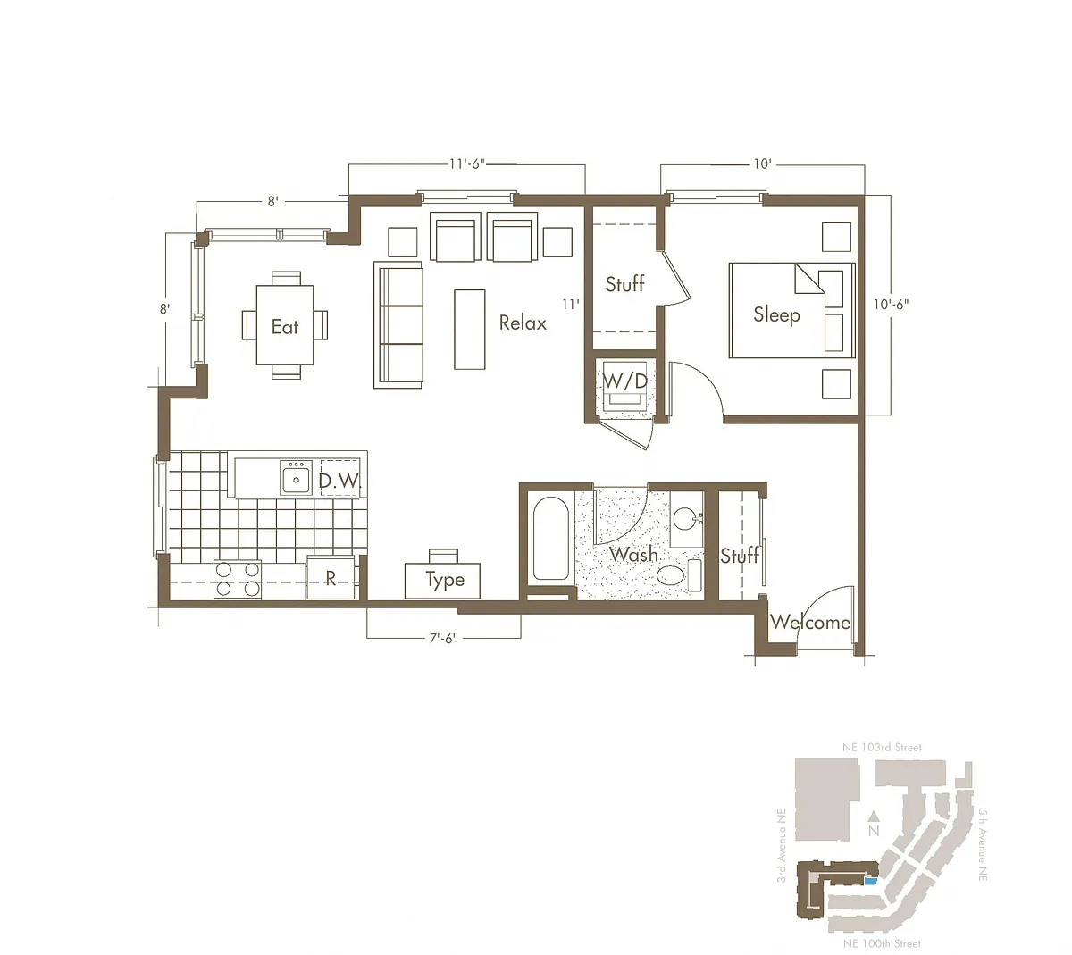 Floor plan A19