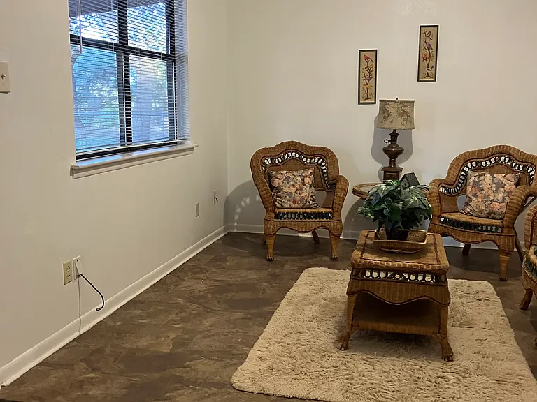 Large window lets in ample light