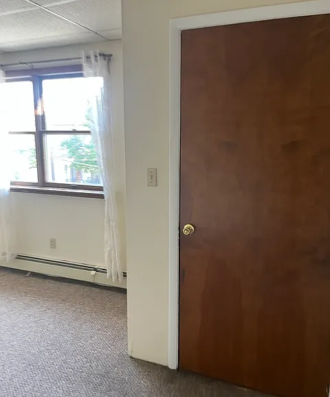 Front entrance and front room for living room or bedroom area