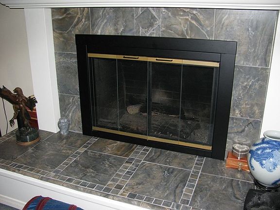 Tile Fireplace