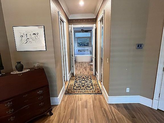 looking at master bath 